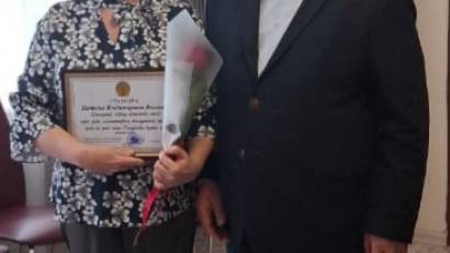 Қазақстан Республикасының күні мерекесіне орай біздің мекеме қызметкерлері ДСБ Құрмет грамоталарымен марапатталды